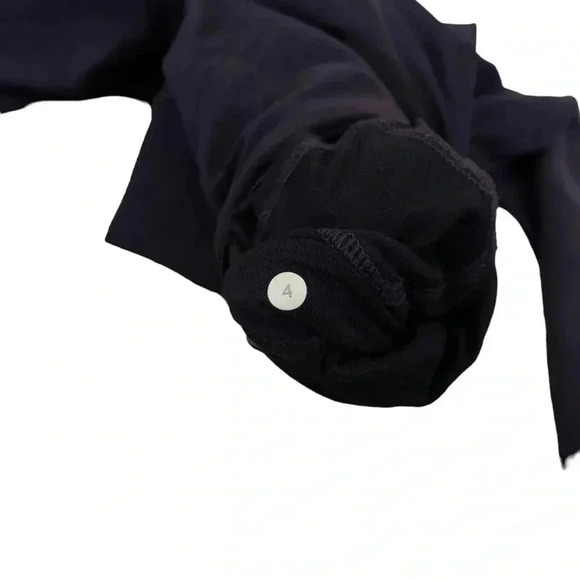 Lululemon Athletica ‘Emerge Renewed’ in  Black Grape Long Sleeve Jacket Size 4 - Picture 8 of 9